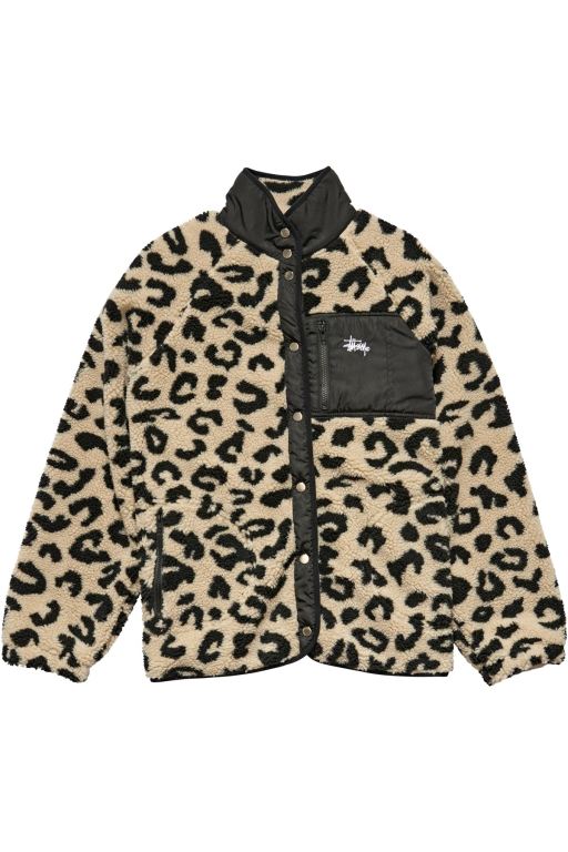 Stussy Womens Ventura Sherpa Jackets Black - VWYOB4321